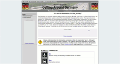 Desktop Screenshot of gettingaroundgermany.info