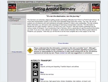 Tablet Screenshot of gettingaroundgermany.info